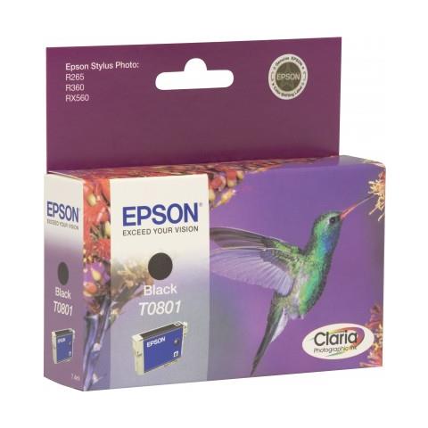 T0801 Black Ink Cartridge Nero cartuccia d'inchiostro - Foto 2