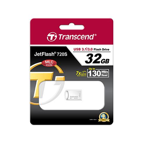 Chiavetta USB JetFlash 720S 16 GB Interfaccia USB 3.1 Colore Argento - Foto 3