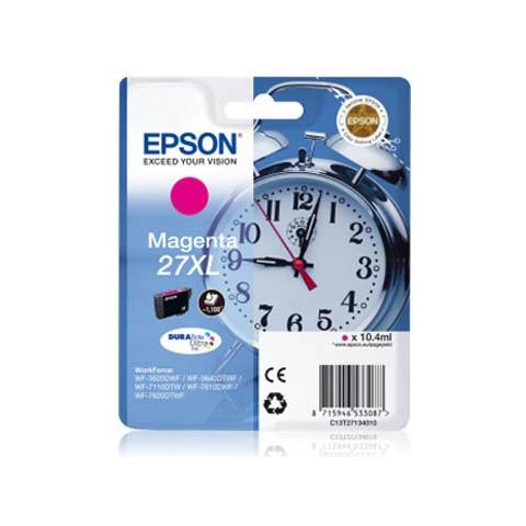 C13T27134022 Cartuccia Ink Originale Magenta per WorkForce WF-3620DWF Capacità 1100 Pagine - Foto 2