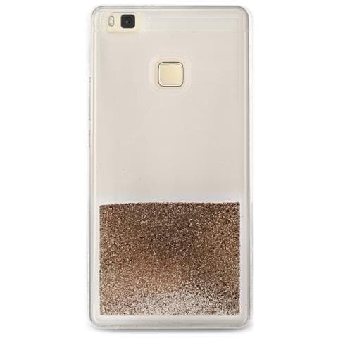 Cover PC+TPU "Sand" per Huawei P9 LITE 5.2" con liquido e glitter Oro - Foto 1