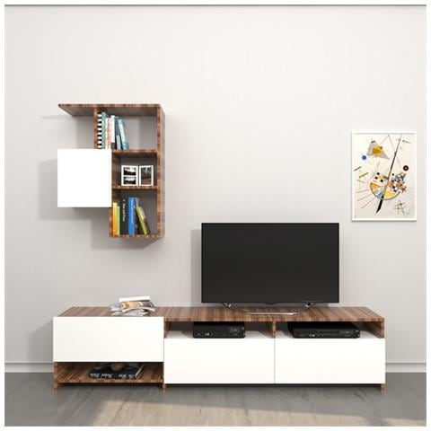 Homemania mobile porta tv cd legno supporto ripiani mensole draco ... Arredo salotto design