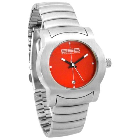 666Barcelona Orologio Analogico Quarzo Donna con Cinturino in Acciaio Inox 666-246 - Foto 1