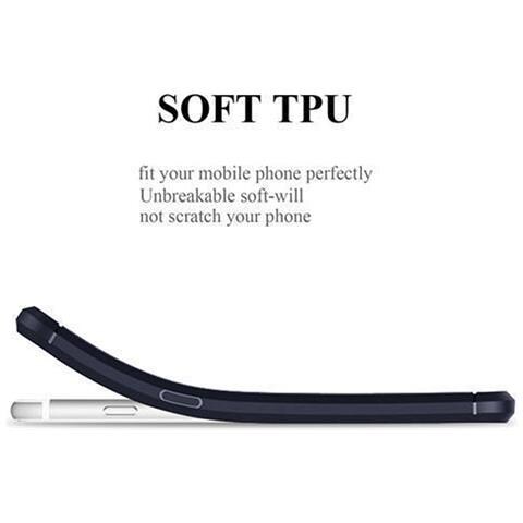 Cadorabo Custodia Compatibile Con Apple Iphone 6 Plus / Iphone 6s Plus In Brushed Blu - Coperchio Protettivo In Silicone Tpu Flessibile In Look Acciaio Inossidabile-fibra Di Carbonio - Foto 11