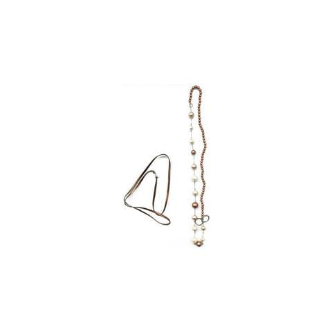 Gioielleria Qcrnterramult. Collana, Colore Rosa Beige. Donna. - In ordine - Foto 2
