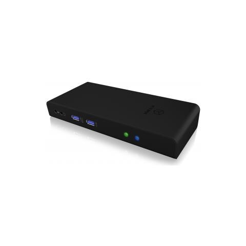 Replicatore di Porte e Docking Station per Notebook Cablato USB 3.2 Gen 1 (3.1 Gen 1) Type-B Nero - Foto 3