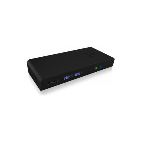 Replicatore di Porte e Docking Station per Notebook Cablato USB 3.2 Gen 1 (3.1 Gen 1) Type-B Nero - Foto 1
