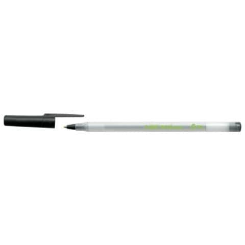 Penne Ecologiche Con Cappuccio Bic Round Stic Ecolutions 1 Mm Nero Conf. 60 Pezzi - 8932392 - Foto 1