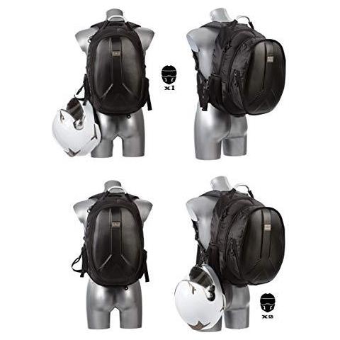 Og Online Go Getaway Zaino Del Motociclo Impermeabile Uomo Hard Shell Di Grande Capacit Espandibile 35l-45l Casco Della Motocicletta Borsa Casco Zaino Antifurto Riflettente Usb Computer Portatile - Foto 2