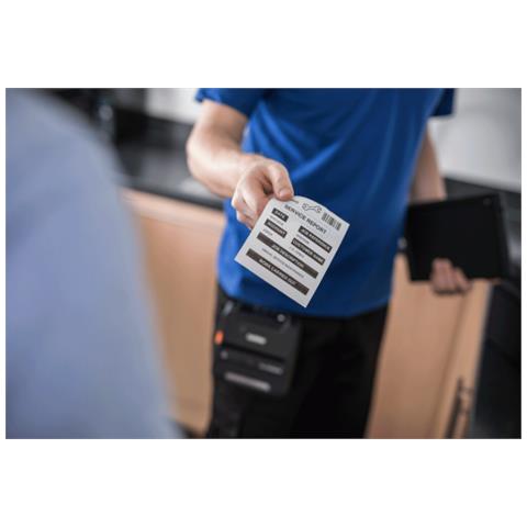 BDL-7J000102-058 Rotolo a Lunghezza Continua per Ricevute da 101.6 mm - Bianco - Foto 3