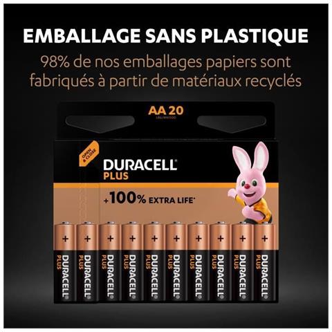 Nuove Batterie Alcaline Aa Plus, 1.5v Lr6 Mn1500, Confezione Da 20 - Foto 1