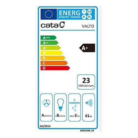 Cappa Valto 900 Xgbk Parete, Classe Di Efficienza Energetica A+, Larghezza 90 Cm, 575 M³ / h, Touch Control, Led, Nero - Foto 9