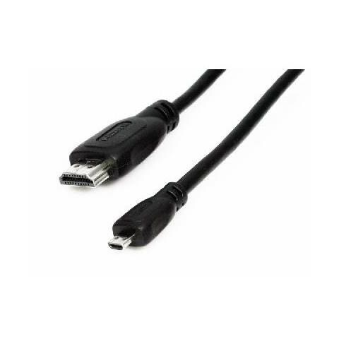 HDMI - micro HDMI, 1.5 m, M - M, Nero - Foto 2