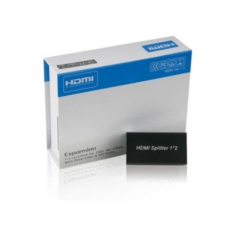 HDGear 1x2 HDMI, HDMI, 1920 x 1080 (HD 1080) , 1920 x 1080 Pixel, 1080p, Nero, RoHS - Foto 1