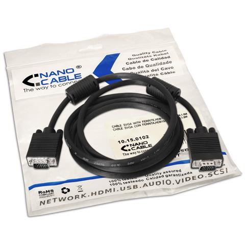 10.15.0102, 1,8m, VGA (D-Sub) , VGA (D-Sub) , 24 cm, 2 cm, 17,5 cm - Foto 4