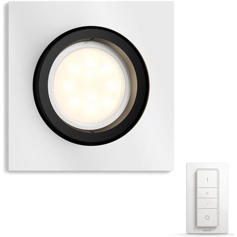 Milliskin Hue Incasso Connesso Quadrato Alluminio E Nero + Dimmer Switch - Foto 2