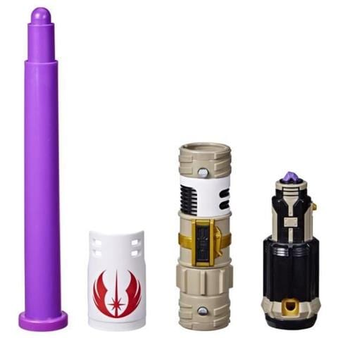 Star Wars - Lightsaber Forge - Spada Laser Estensibile Con Lama Viola Di Mace Windu - Costume Giocattolo - 4 Anni - Foto 1
