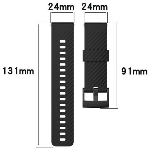 Bracciale Suunto 7/9/9 Baro / D5 In Silicone Verde Militare - Foto 10