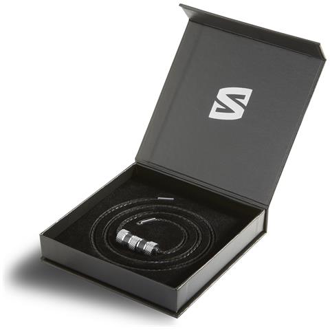 Collana da Uomo in Pelle, ""Solid"", 60cm, Argento - Foto 2