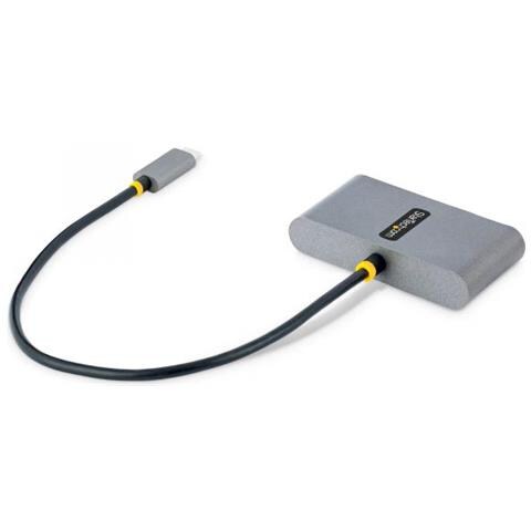 StarTech.com Hub USB-C a 4 porte con 100W Power Delivery Pass-Through - Adattatore USB C a 2x USB-A + 2x USB-C - USB 3.0 5Gbps - Cavo lungo 30cm - Hub multiporta USB Type-C a USB-A/C portatile - Foto 2