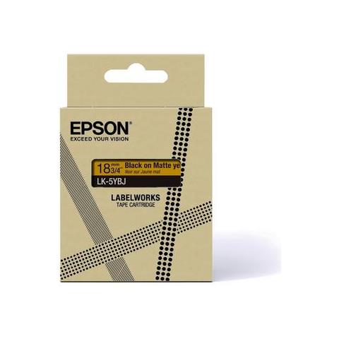 MATTE TAPE YELLOW /BLACK 18MM (8M) - Foto 2