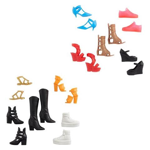Vestitini Bambola Mattel Gwd94 Barbie Scarpe Assortito - Foto 1