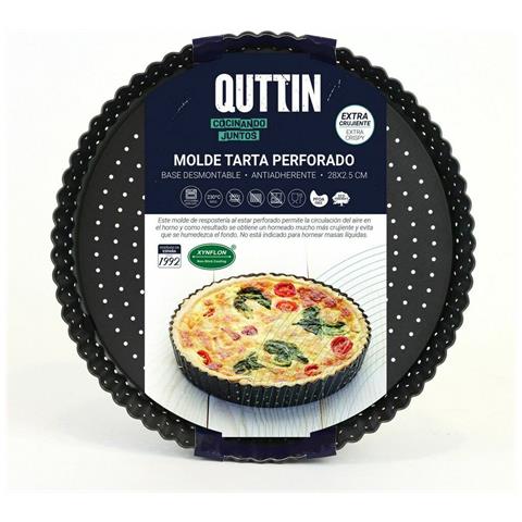 Stampo Per Torte Quttin Perforato Smontabile 28 X 3 Cm (12 Unità) - Foto 2