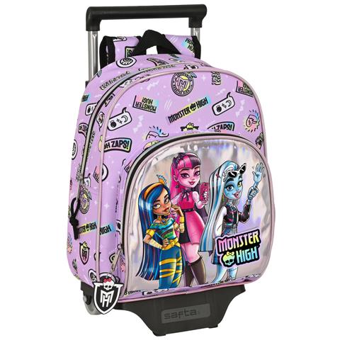 Trolley Per La Scuola Monster High Best Boos Lilla 28 X 34 X 10 Cm - Foto 1