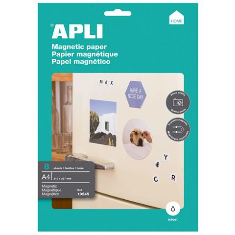Carta Per Stampare Apli Magnetico 8 Foglie A4 - Foto 1