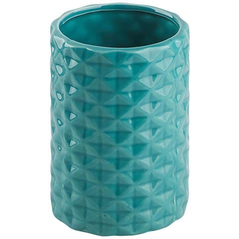Set Da 4 Accessori Per Il Bagno Guatire Ceramica Turchese - Foto 2