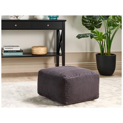 Pouf Mukki Cotone Grigio Scuro - Foto 1