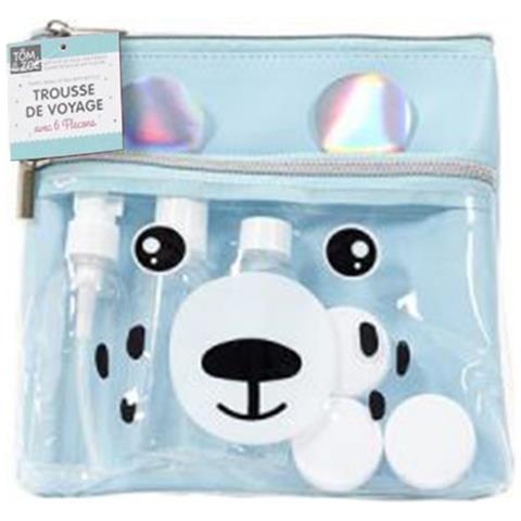 Trousse Da Viaggio Bambino Con 6 Flaconi, Blu - Foto 2
