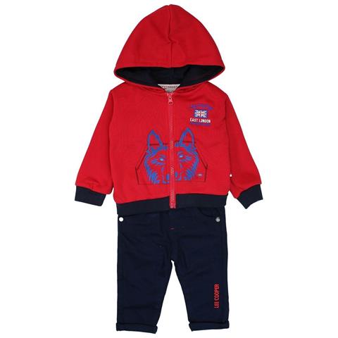 Completo lc ik 1706 bdc rouge-6m Ragazzo - Foto 1