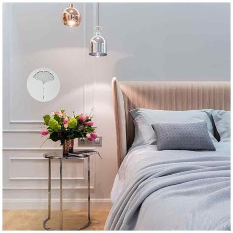 Applique Fiore Lampada Led Luce Bianca Calda Naturale 9 W Stile Moderno - Foto 1