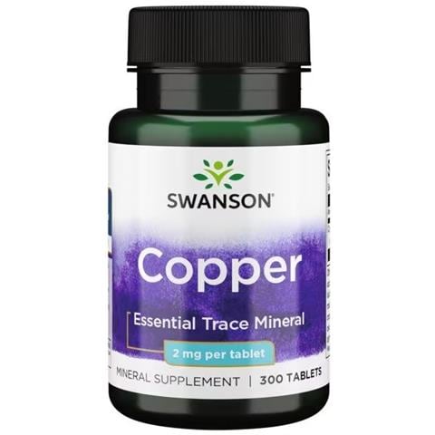 Rame Chelato Albion 2 Mg 300 Compresse Swanson Health Products - Foto 1