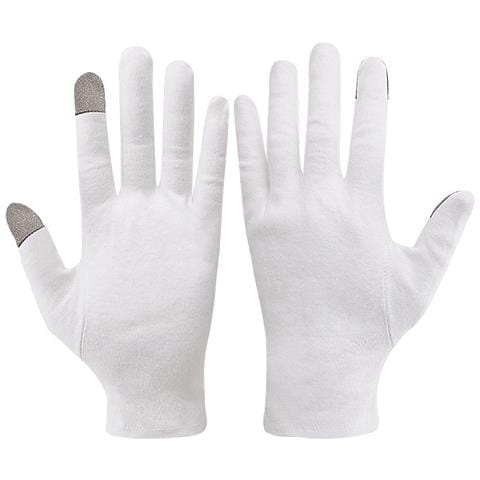 Guanti In Cotone Con Compatibilità Touchscreen A Due Dita - Foto 1