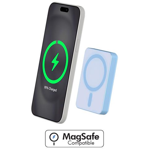 Powerbank Magsafe 5000mah Mini Formato 15w Usb-c, Blu - Foto 2