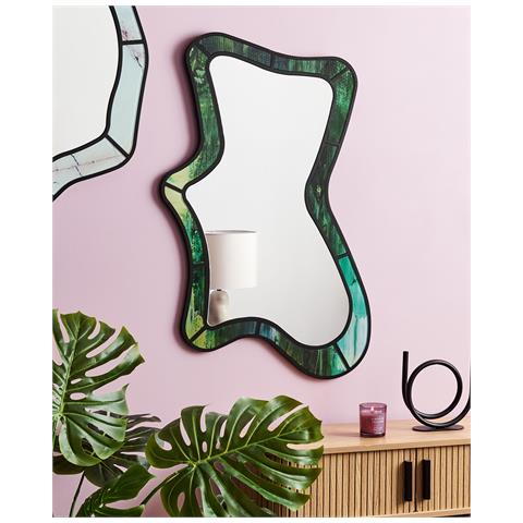 Specchio Cerville 60 Cm 98 Cm Verde - Foto 1