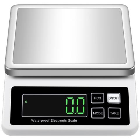 Bilancia Elettronica Digitale White 10 Kg/0,1 G - Foto 1