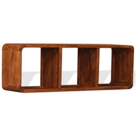 Lusso Casadino - Mobile Tv In Legno Massello Con Finitura Ambra 120x30x40 Cm - Foto 1