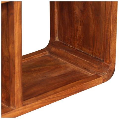 Lusso Casadino - Mobile Tv In Legno Massello Con Finitura Ambra 120x30x40 Cm - Foto 8