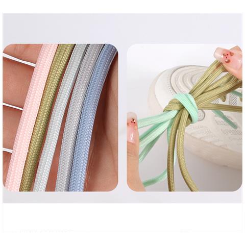 6 Paia Di Lacci Per Scarpe - Set Multicolore Per Scarpe Da Ginnastica E Stivali  L - Foto 5