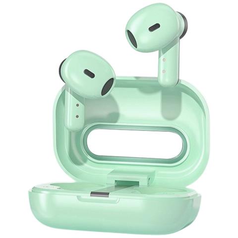 Auricolari Tws Wireless Bluetooth 5.2 Vanguard Con Custodia Di Ricarica, Verde - Foto 1