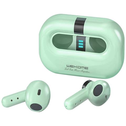 Auricolari Tws Wireless Bluetooth 5.2 Vanguard Con Custodia Di Ricarica, Verde - Foto 5