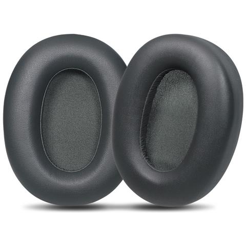 Cuscinetti Auricolari Di Ricambio In Pelle Proteica Compatibili Con Cuffie Edifier W800bt Free - Set Di 2 Blackash - Foto 1