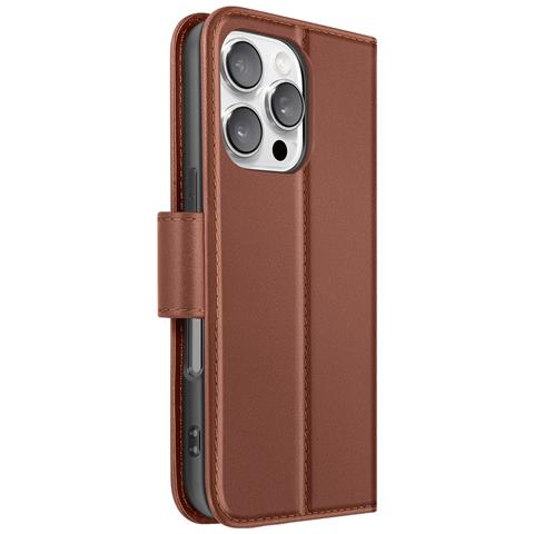 Custodia A Portafoglio Per Iphone 16 Pro Max In Pelle Premium Con Funzione Stand - Foto 1