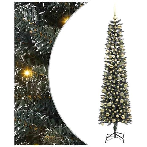 Albero di Natale artificiale con 300 LED Verde 210 cm - Foto 1