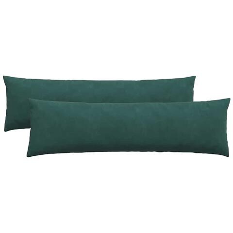 Cuscini da Divano 2 pcs Verde Scuro 145 x 40 cm - Foto 1