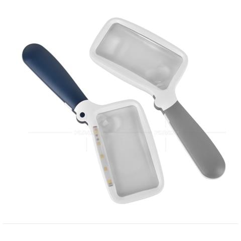 Lente D'ingrandimento Pieghevole Portatile Con Luci Led - Loupe Ricaricabile Usb 4x/8x Blue - Foto 6