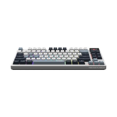 MSI FORGE GK600 TKL WIRELESS SKY IT, Wireless, USB + Bluetooth, Interruttore a chiave meccanica, QWERTY, LED RGB, Blu, Bianco - Foto 2