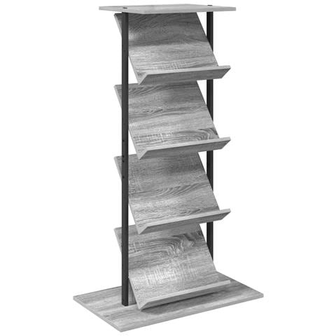 Scaffale per riviste Grigio Sonoma 68 x 40 x 123.5 cm - Foto 1